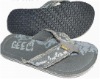 man canvas flip flop