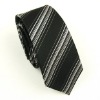 narrow silk woven tie 588