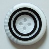 polyester fashion button