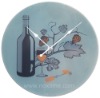 glass clock, square clock, round clock, oval clock www.noxtime.com