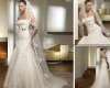 Designer beaded bridal wedding dress HS0989