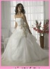 2010 elegant lace with beading bridal wedding gown HS0852