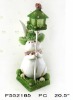 Poly resin Eastern rabbit decoration