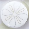 Elegant Flower Pattern Button