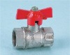 brass  butterfly ball valve