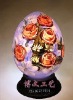 hand painted lamp/desk lamp/table lamp/art lamp/egg lamp U-01