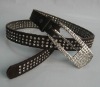 Rivet & Rhinestone PU Belt