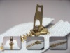 5#   Brass Zipper/closed-end/ semi-Auto-lock