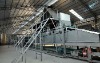 Particle board production line