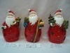 ceramic santa claus,christmas candle holder,xmas bear,christmas ornament