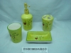 4pcs novelity ceramic bathroom set