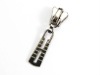 Nickel-free plated metal alloy zipper pull zipper slider for clothes