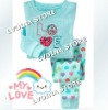 2011 NEW ARRI Free shiping season 36sets/lot (1design x 6 sizes), kid Pyjamas, kid Pyjamas, kid Sleepwear.baby set /clothing set