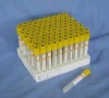 PET vacuum blood collection tube/ Gel and Clot Activator Tube ,yellow cap