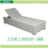 LR003R-3mm rattan chaise lounge