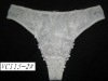 ladies'cotton panty hipster lace tc