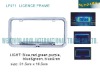 car led license plate frame