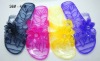 PI807-1/pvc flip flop/lady slippers/crystal slippers