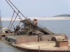 small sand dredger