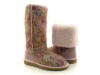 snow boot! branded lady boots,fashion winter boots ,fashion snow boots,accept small order