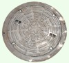 manhole cover with frame ,MANHOLE COVER ,GULLY GRATING ,GRIDS ,EN124,SGS ,KITE MARK,