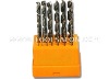 19 Pcs Ground twist drill set