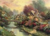 oil painting/pure hand made oil painting/canvas oil painting/Thomas Kinkade oil painting