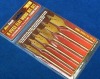 6pc flat wood working drill bit