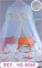 double mosquito net and bed canopy