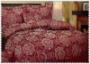 7 pcs jacquard comforter set bedding set