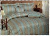 7 pcs jacquard comforter set bedding set