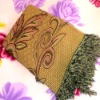 cotton thread blanket--yellow silk