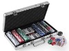 300pcs poker set In Silver Aluminum Case