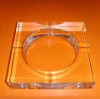 square crystal cigarette ashtray