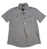 cotton shirt(short sleeve shirt,mens shirt)(09370)