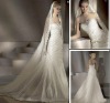 Designer beaded bridal wedding dress HS0986