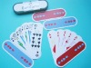 oval shape poker / playing card/ plastic card