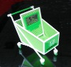 shopping cart   penholder clock