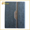 Leather cover notebook metal ring binder for school 2012