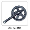 Steel salable chainwheel and crank