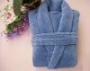 super soft coral fleece bathrobe