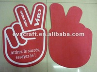 Eva foam fans cheering hands