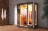 Comfortable and easy operation MDF D/ Finland pine infrared Sauna room