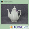 Mat White Ceramic Water Kettle and Tea Pot