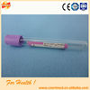 Vacuum blood collection tube (purple cap)