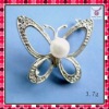 2011 new trend fashion silver pearl brooch,lady brooch,top designer brooch,hot selling jewelry