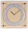 wood clock