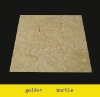 golden marble tile