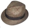 straw fedora hats