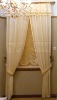 Jacquard curtain with lining